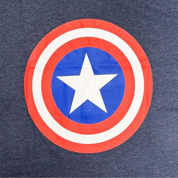 Marvel Men's 80's Captain Short Sleeve T-Shirt, Size: XL - Picture 3 of 4